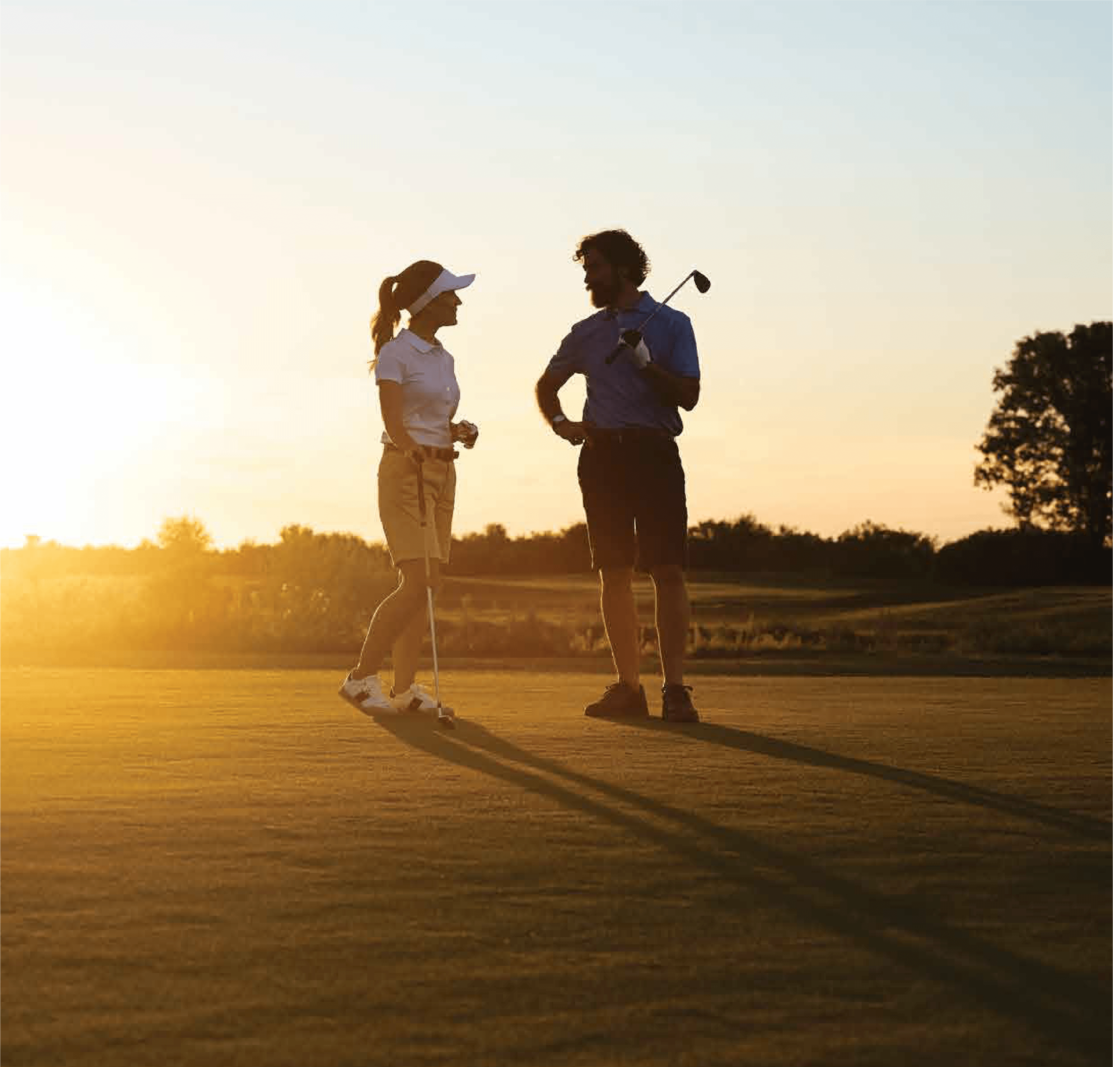 couple golf